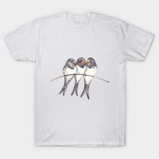 Three young swallows T-Shirt